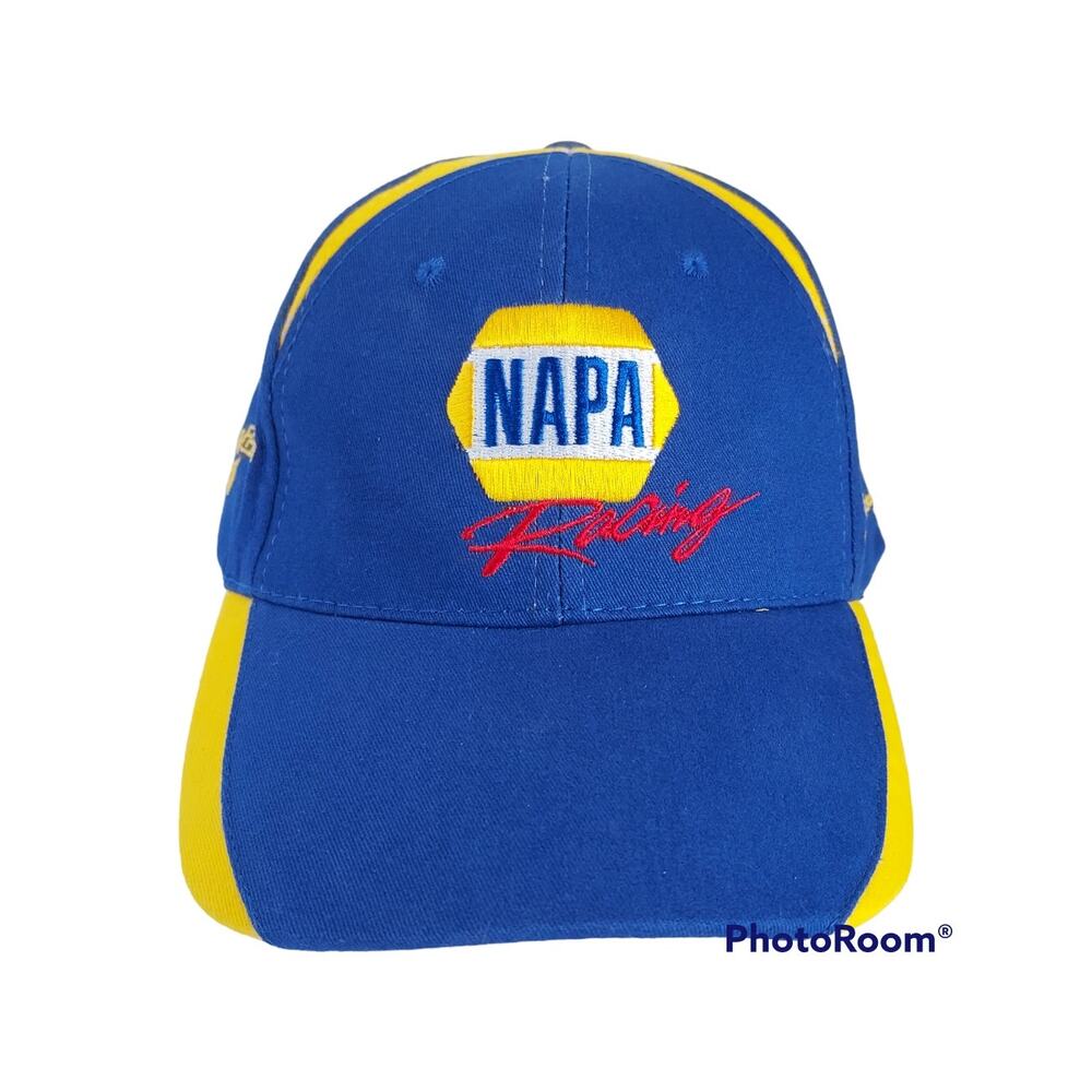 2 NAPA Racing Chase Elliott Ron Copp Blue White Baseball Cap Hats NWOT - Picture 3 of 9